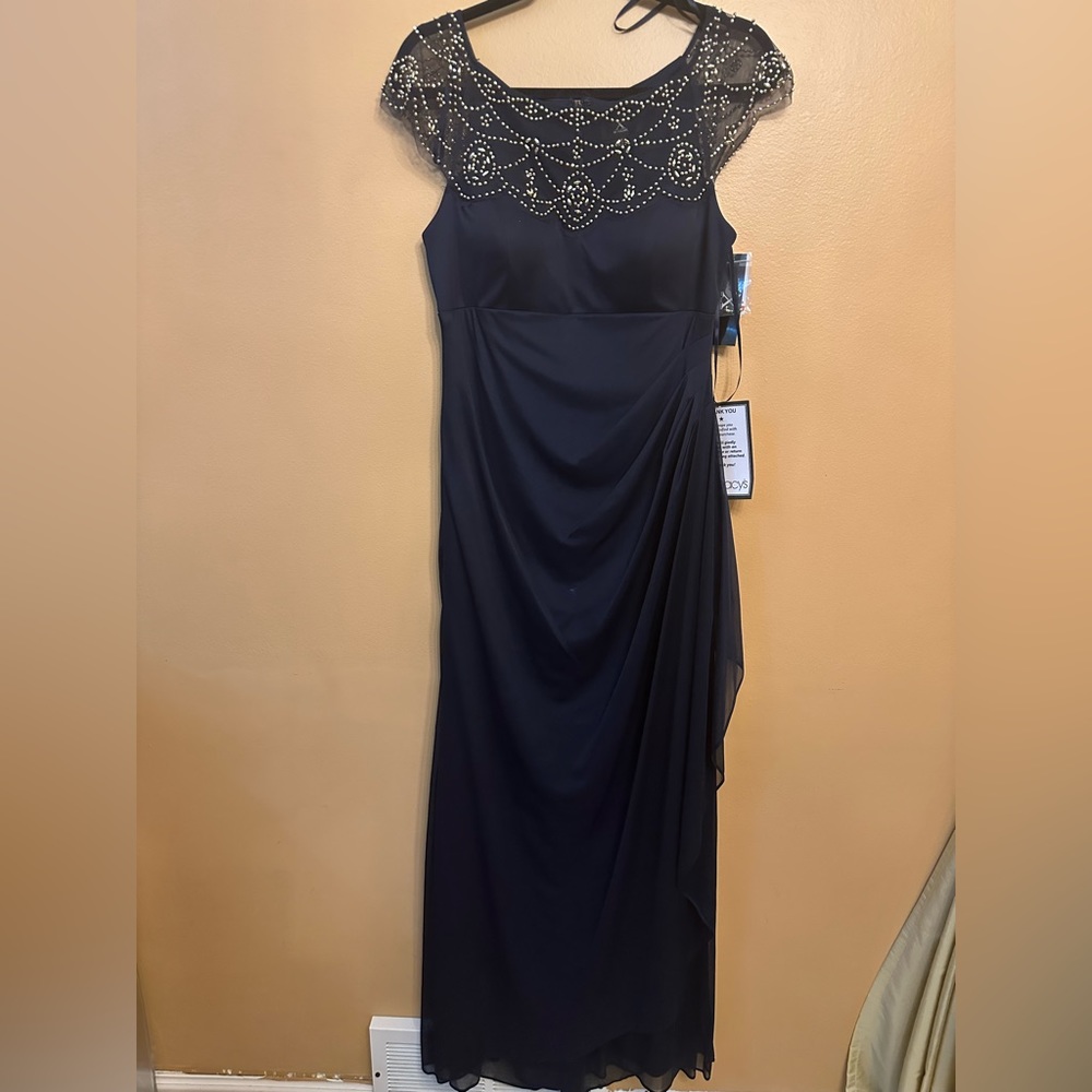 Xscape Navy Blue long gown